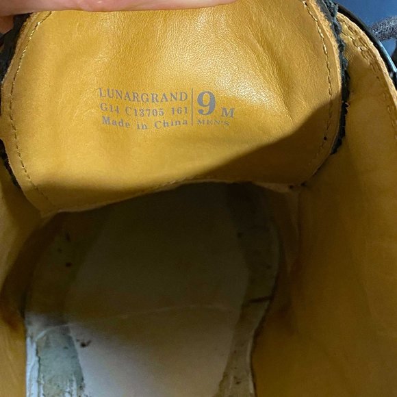 Cole Haan - Black Patent Leather Loafer Lunar Grand - Sz 9 Medium - Picture 10 of 10